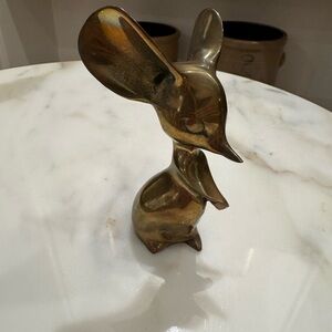 Cute brass mouse